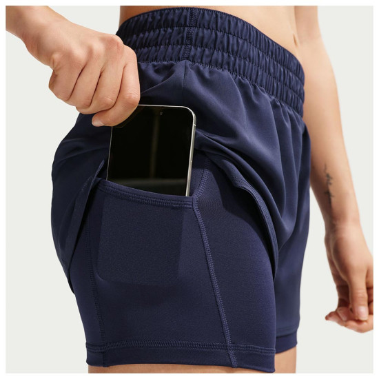 Nike Γυναικείο σορτς One Dri-FIT Mid-Rise 2in1 Shorts